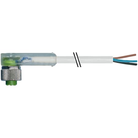 Murrelektronik M12 FEMALE 0 Degree SHIELDED, PUR 4X0.34 shielded GRAY, UL/CSA, drag ch 10m 7000-12381-2230750